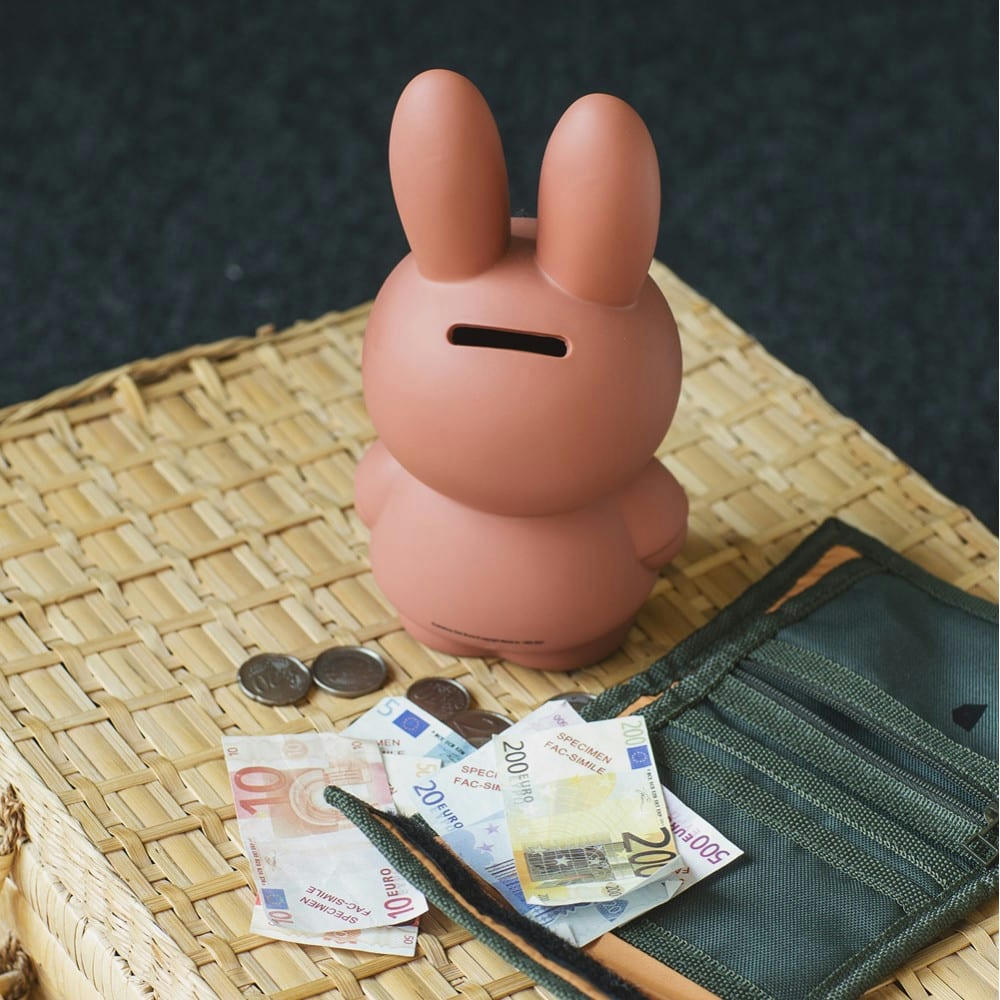 MIFFY - Tirelire miffy terracotta