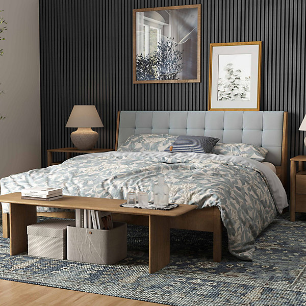 Lot de 3 Panneaux Muraux Décoratifs Acoustiques Bois MDF 240x60cm Chêne griséAntiBruit, Facile à Poser