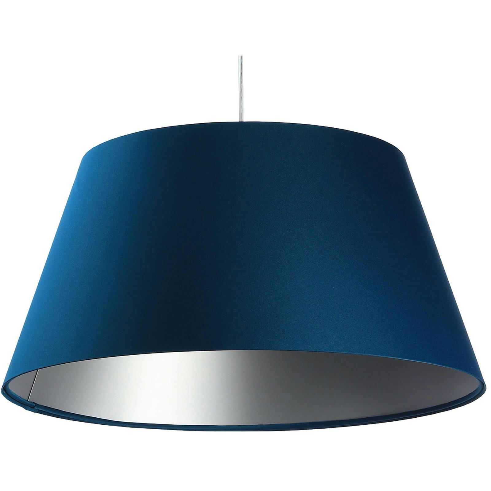 BIG BELL - Suspension Tissu Bleu 50x50x27 cm