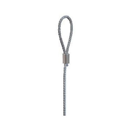 Pack 5 câbles acier à oeillet 1,8mm - Accrochage Tableau Artiteq 200 cm