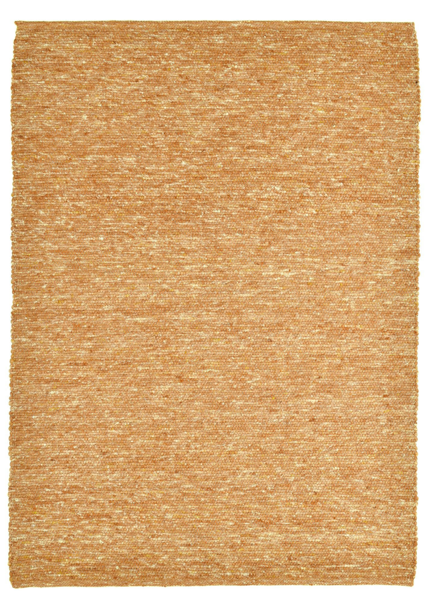 ALPEN - Tapis tissé main en laine vierge - terra 140x200 cm