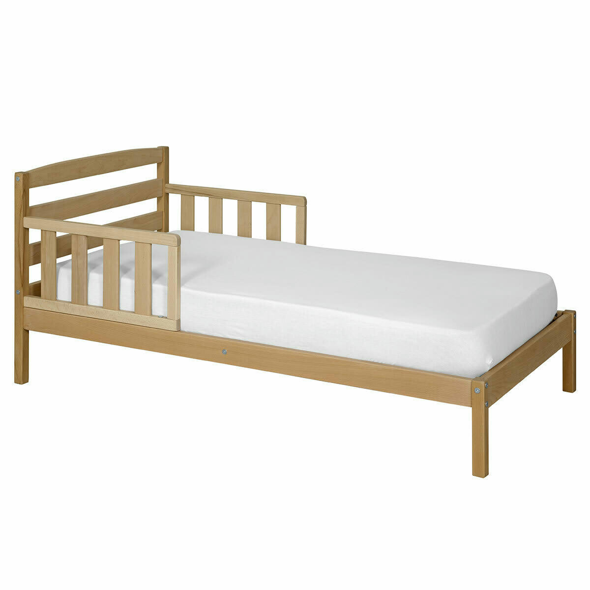MISUNA - Lit enfant avec matelas 70x140 cm bois massif bois