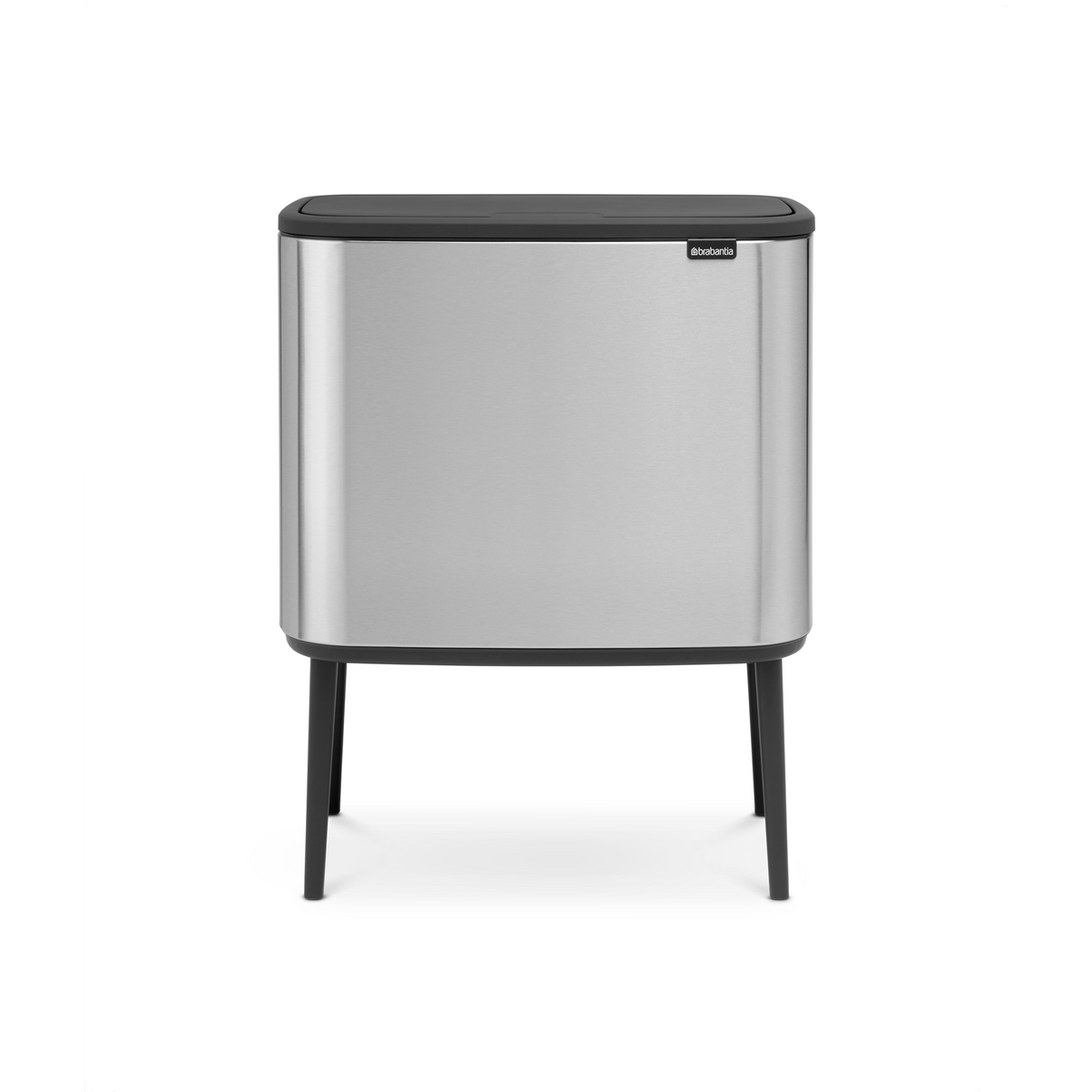 Brabantia Bo Touch Bin, met 1 binnenemmer, 36 liter - Matt Steel Fingerprint Proof