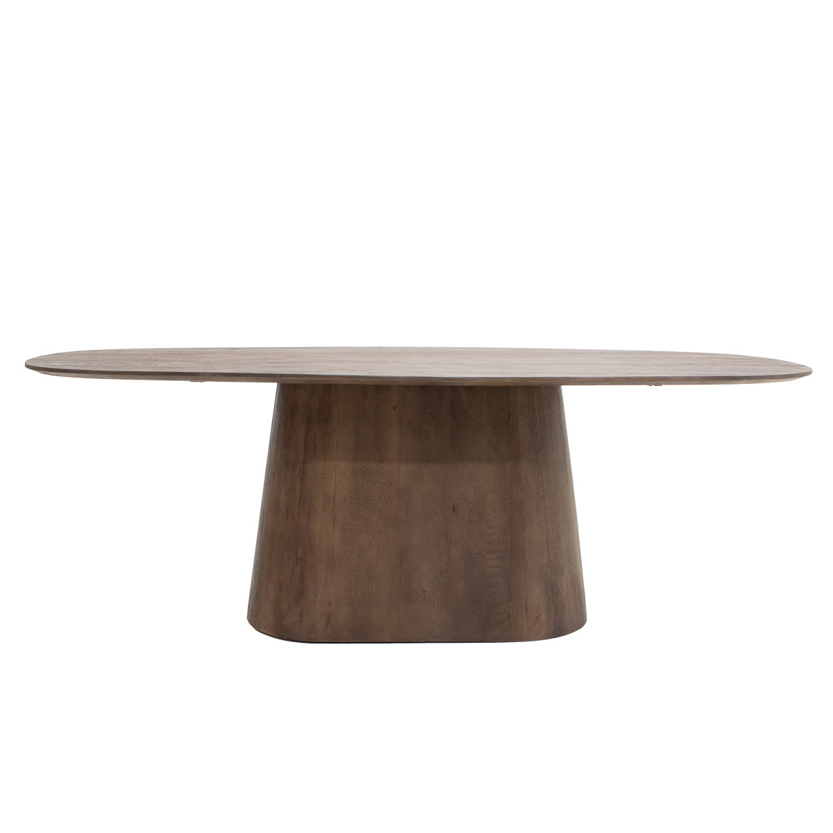 Giga Meubel Eettafel Stijn - Walnoot Deens Ovaal - 160x100x76cm