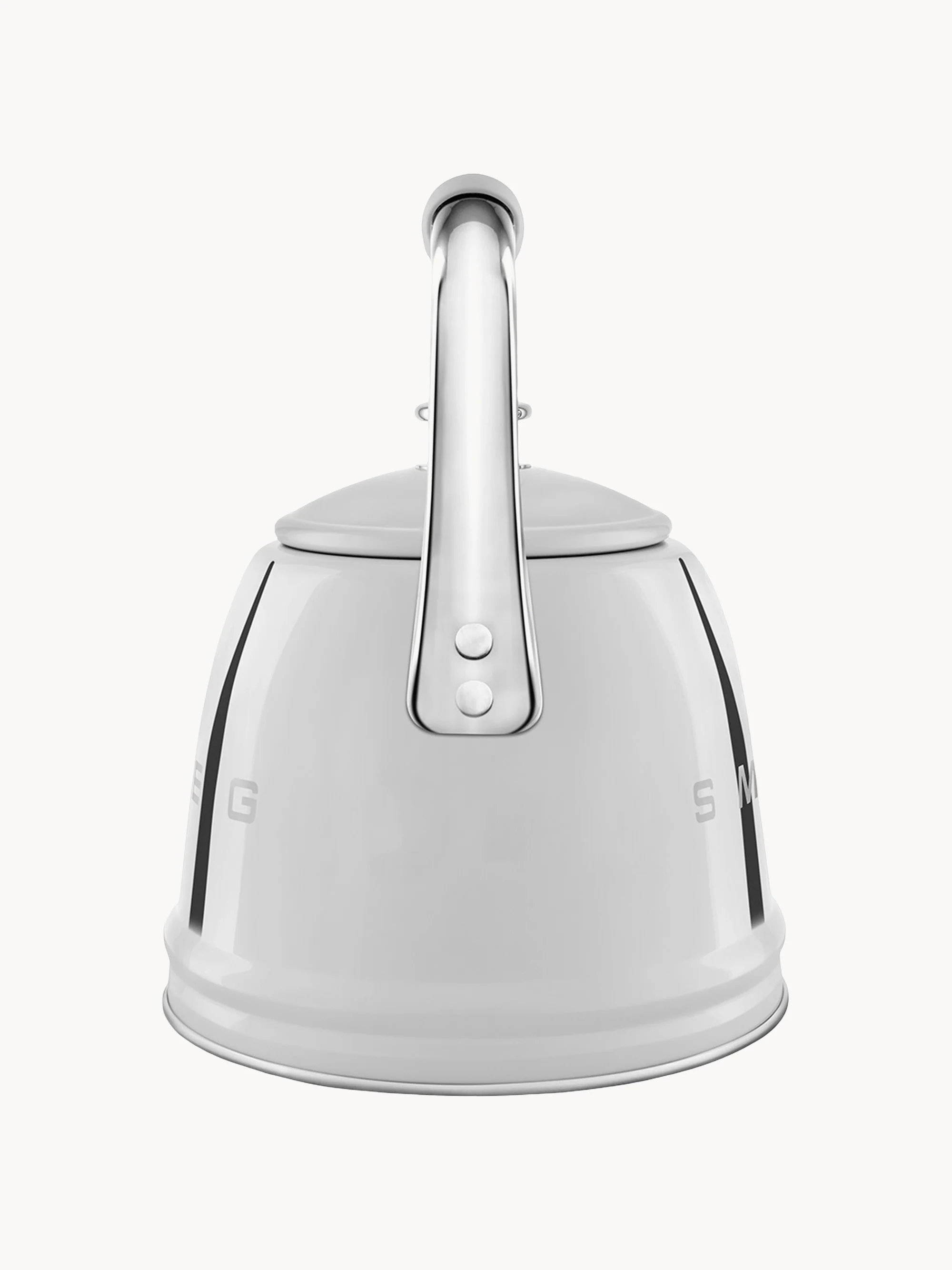 Wasserkocher 50's Style aus Edelstahl, 2.3 L