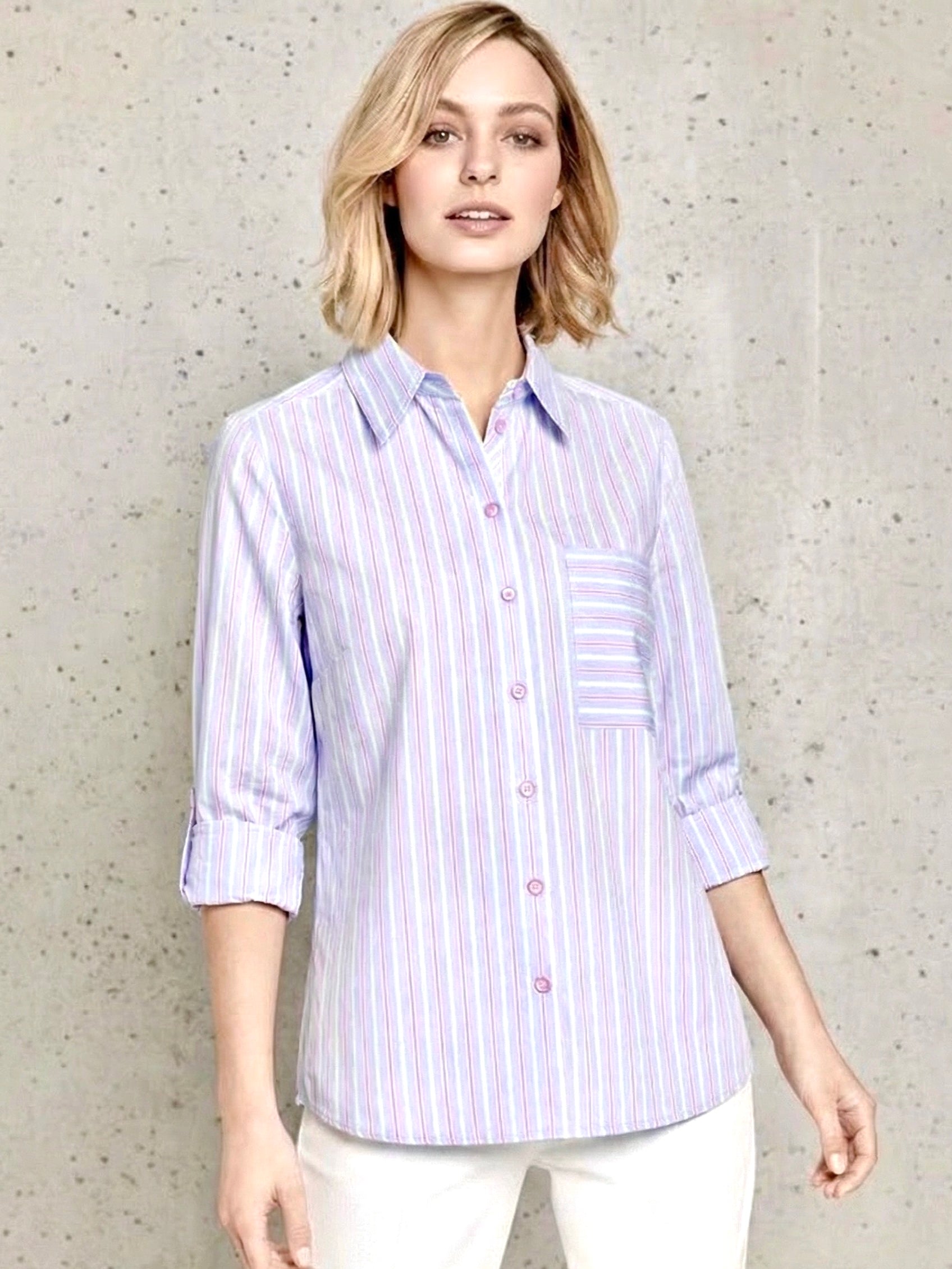 NEW Blouse with Stripes