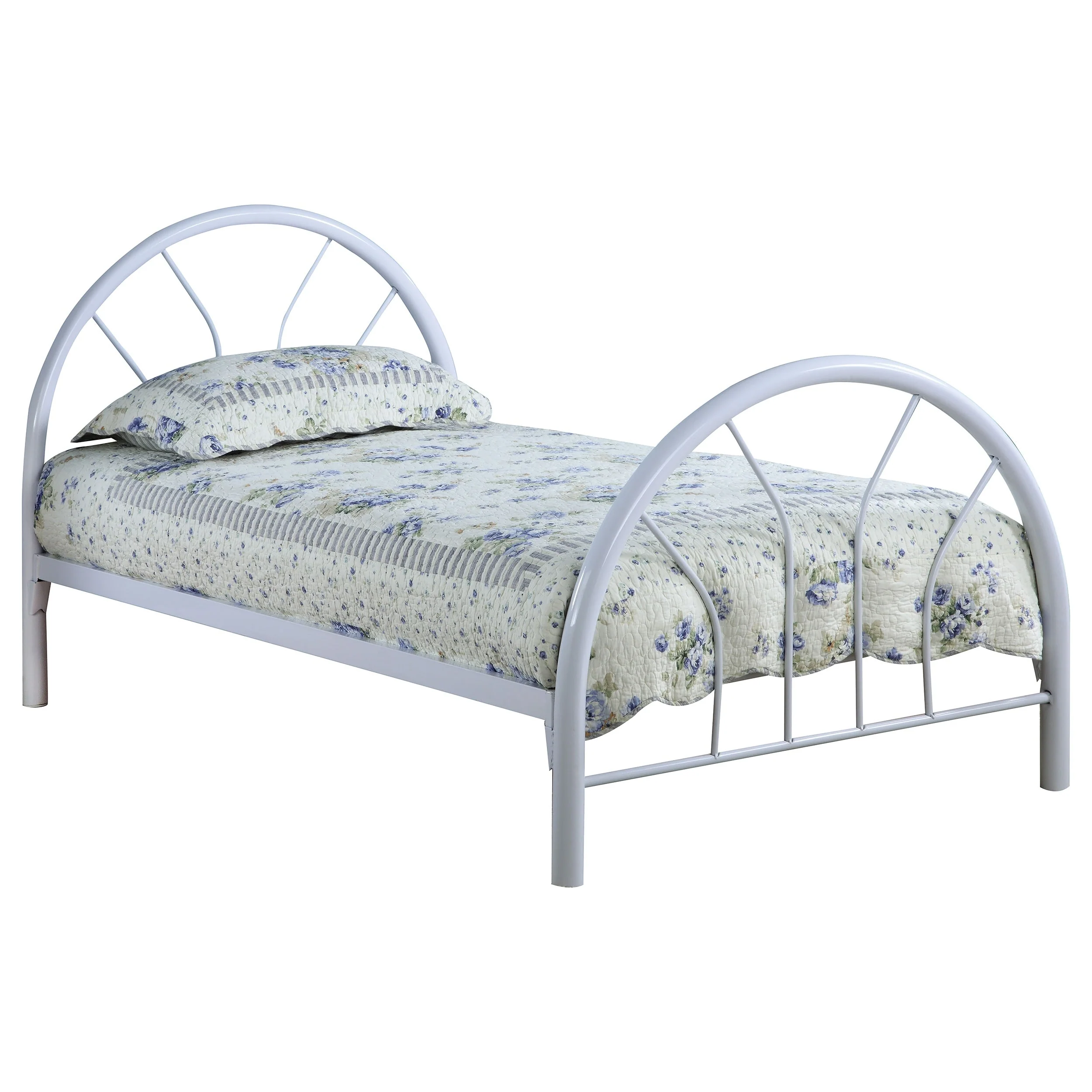Marjorie Transitional Metal Frame Twin Bed