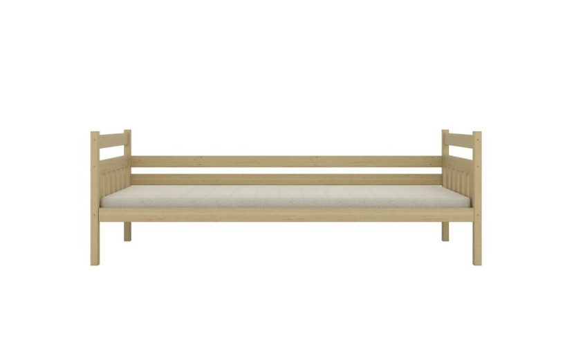 Łóżko dziecięce LULEK 160x80cm sosnadrewniane bez szuflady/bez materaca