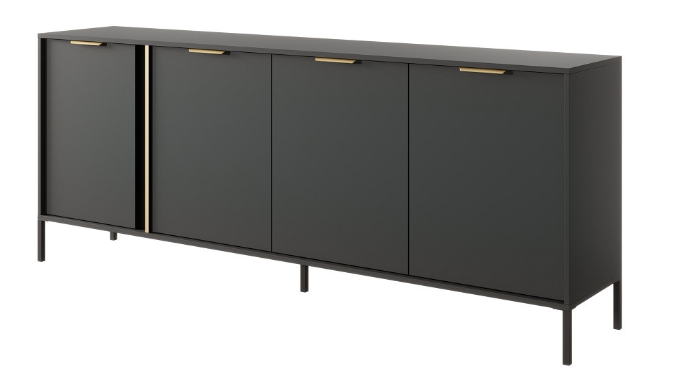 Komoda do salonu LARYSA E - antracyt