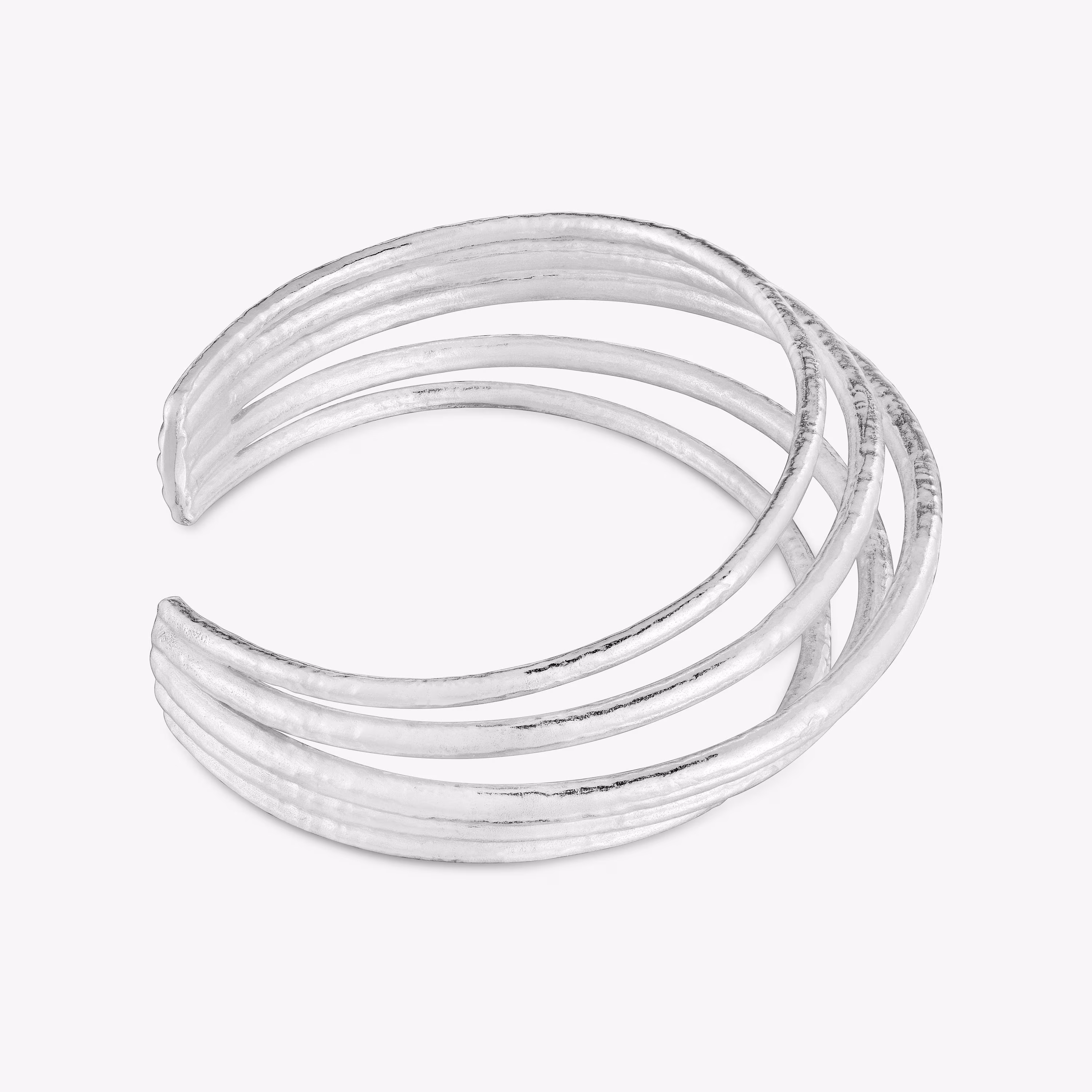 Pulsera esclava de plata Duna