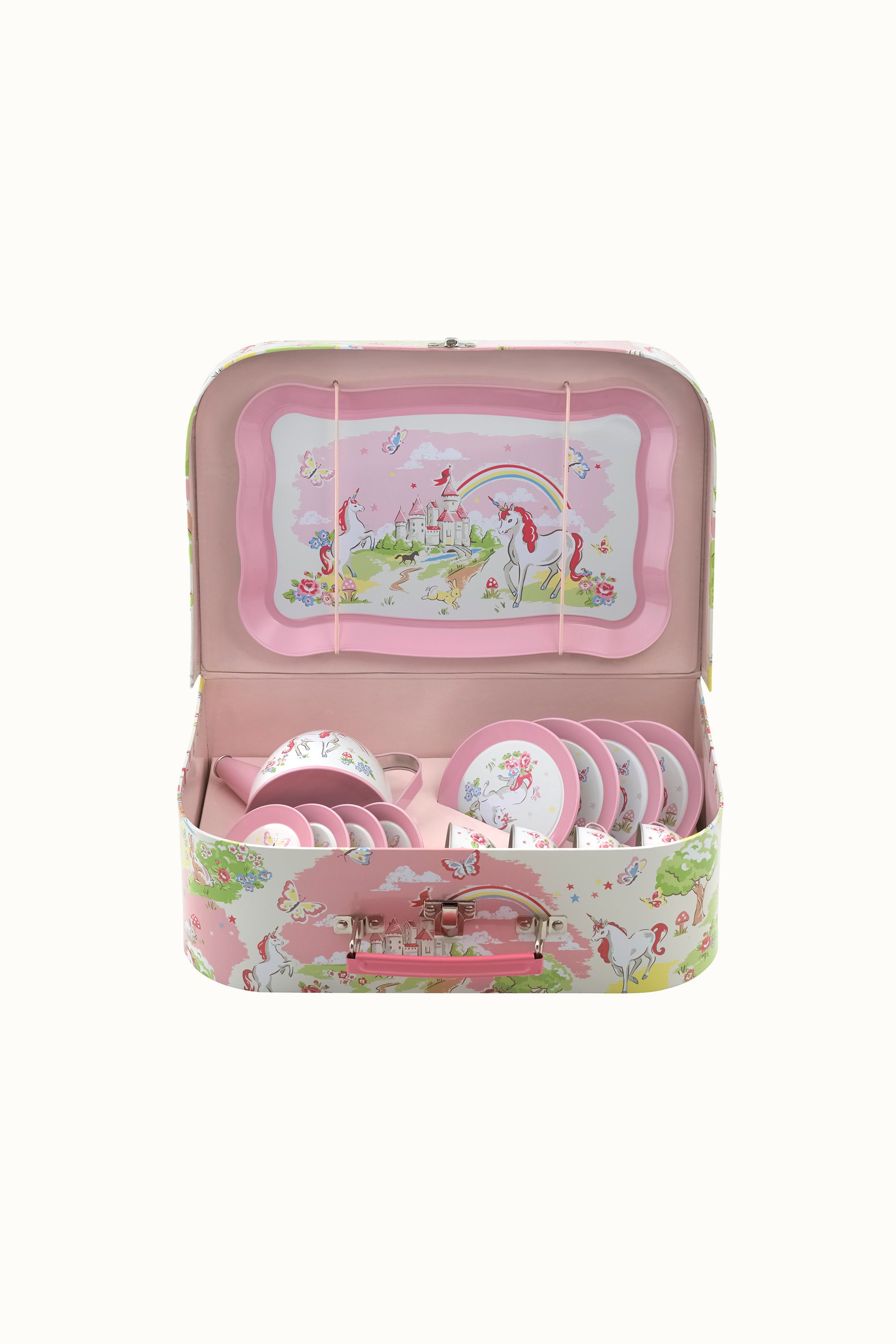 Unicorn Kingdom Kids Tin Tea Set