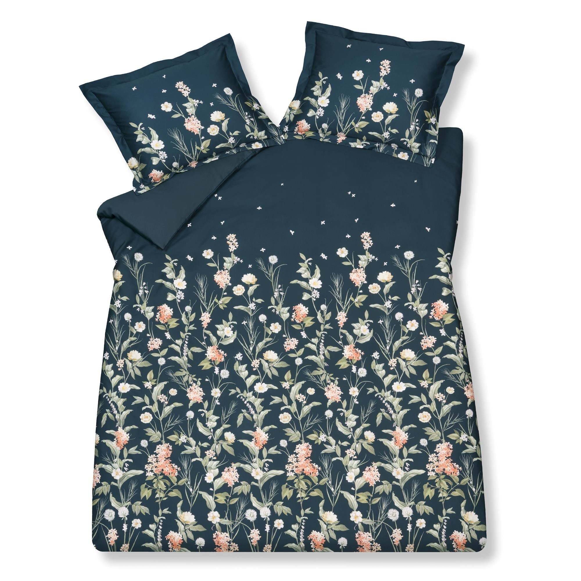 Dark Midnight Dekbedovertrek Blue Ink   140 x 200 220 cm   Blauw