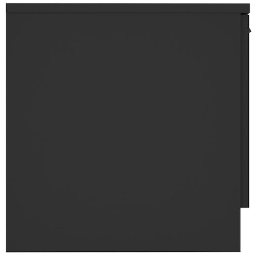 NNEVL Bedside Cabinets 2 pcs Black 40x39x40 cm