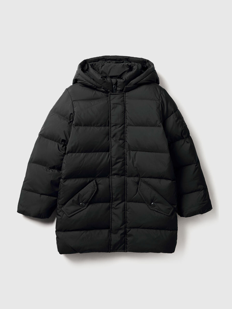 Padded jacket with removable hood