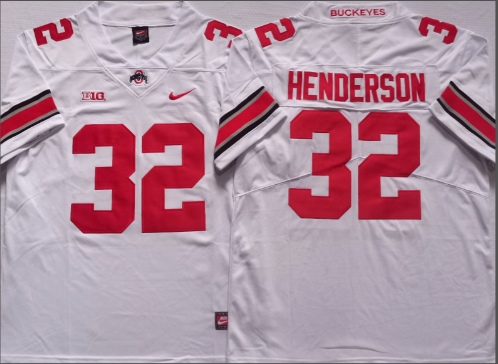 TreVeyon Henderson NCAA Ohio State Buckeyes Nike Vapor Limited Jersey