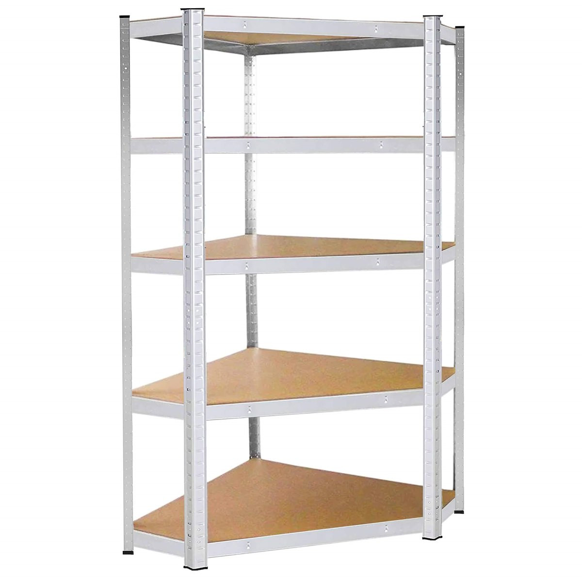 Regał narożny magazynowy 5 półek 180x90x40 cm 875 kg