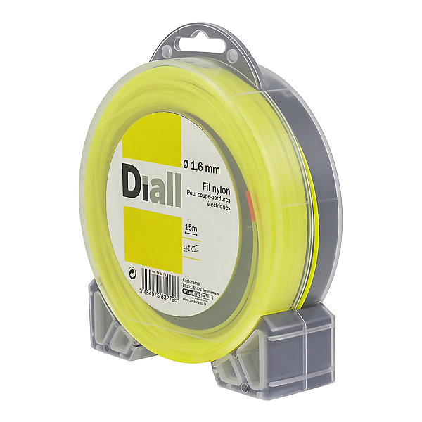 Fil de nylon rond Diall Ø1,6mm L.15m