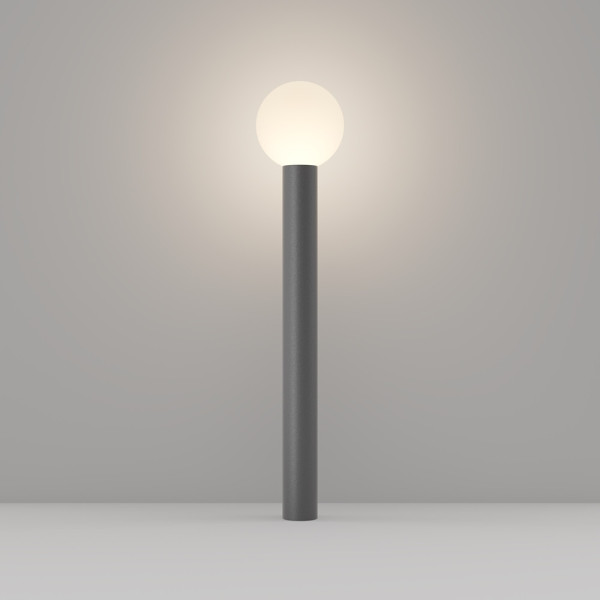 Lampa ogrodowa stojąca szara BOLD wys:80 cm 1xE27x60W IP54 Maytoni