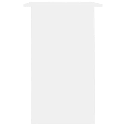 NNEVL Desk White 90x50x74 cm Chipboard