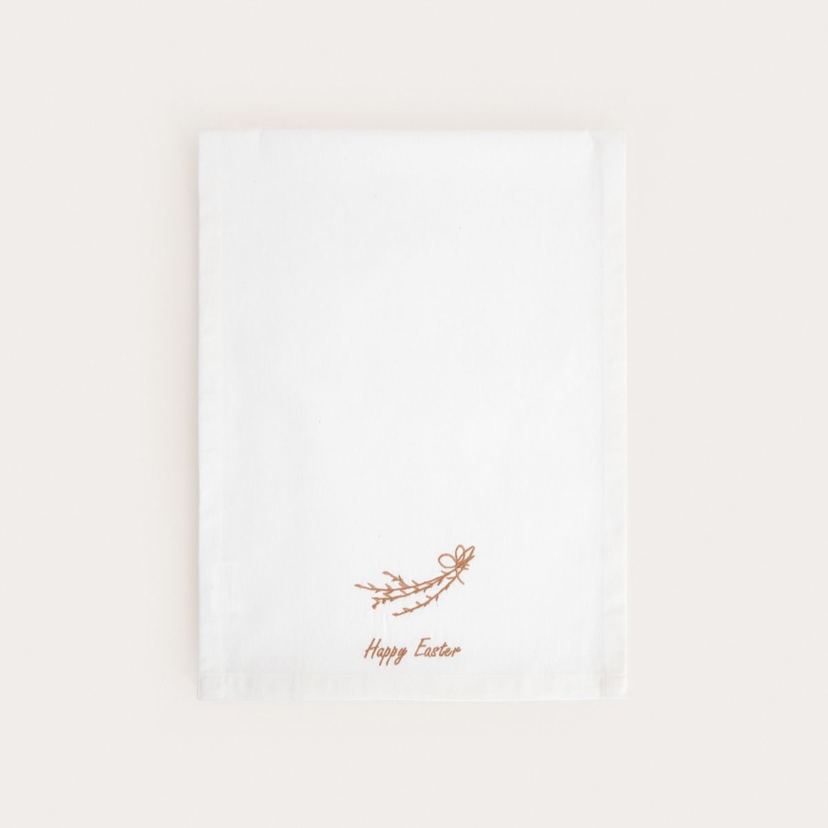 Bieżnik AMENTI bawełniany z haftem 40x160 cm