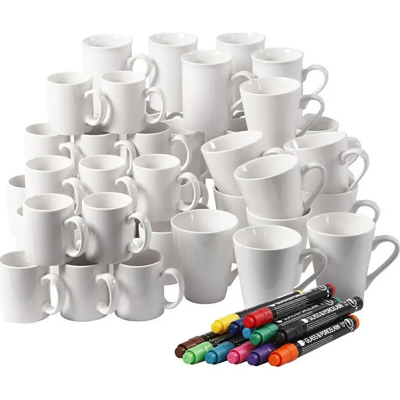 Tasse Set bestehend aus verschiedenen Artikeln Kreativ