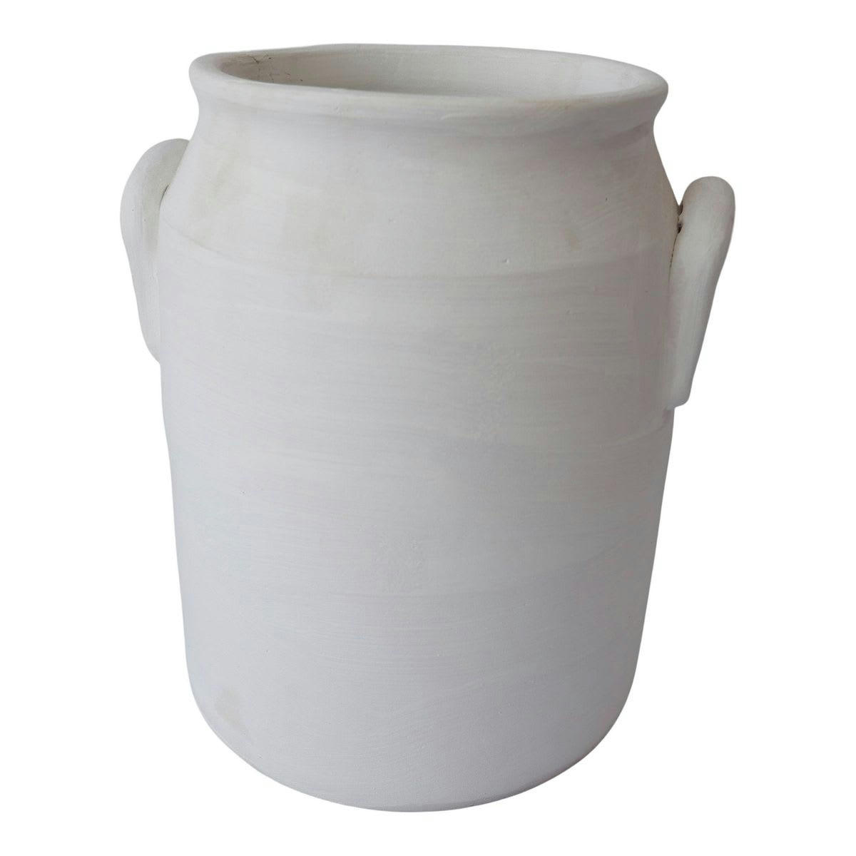 - Vase en terre cuite avec anses