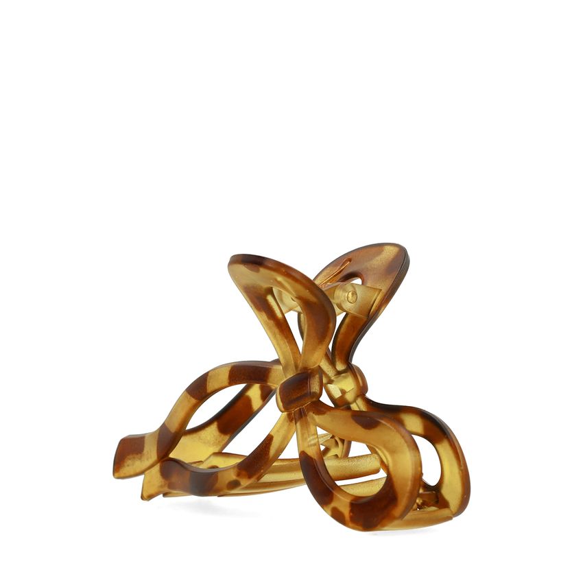 Manfield Leopard bruine haarklip