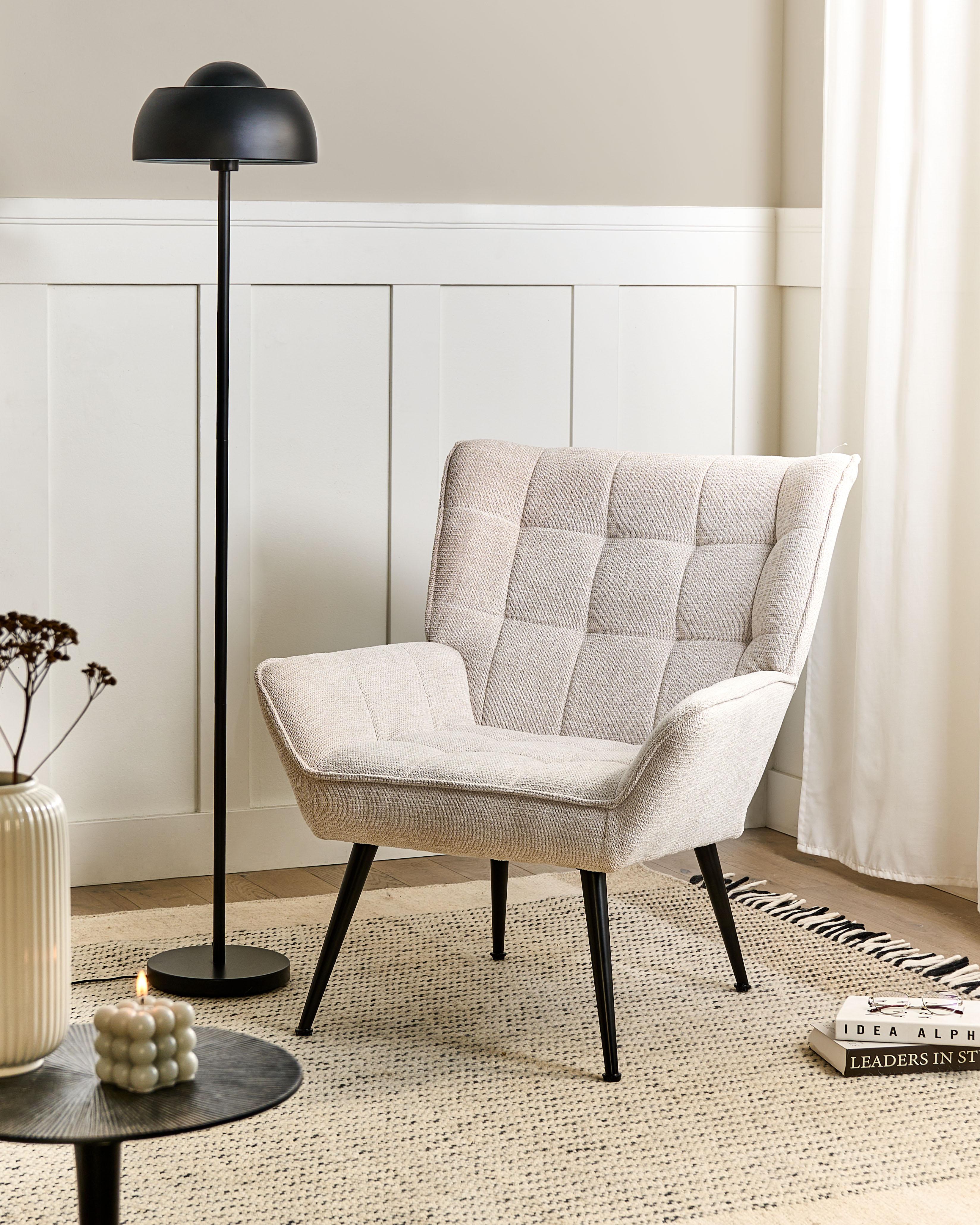 Armchair BELLINGMO Fabric Light Beige