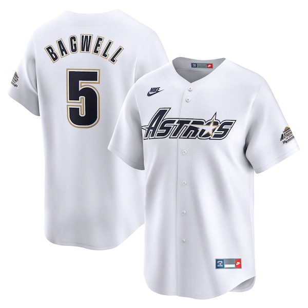 Jeff Bagwell Houston Astros Nike Throwback Cooperstown Collection Limited Jersey - White