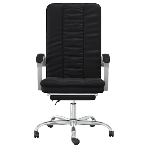 NNEVL Reclining Office Chair Black Faux Leather