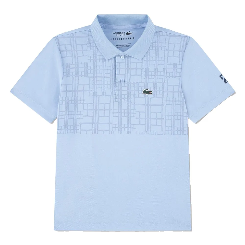 Lacoste Kids Novak Djokovic Crossed short sleeve polo