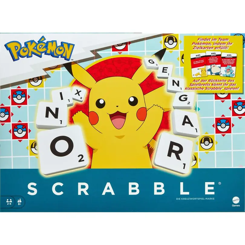 Familienspiel Scrabble Pokémon