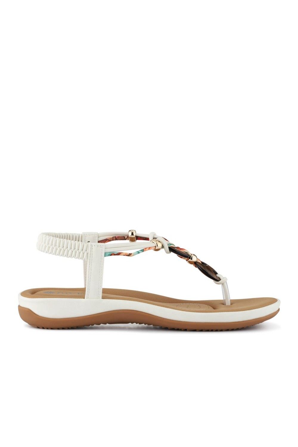 Pavers Elasticated Toe Post Sandals