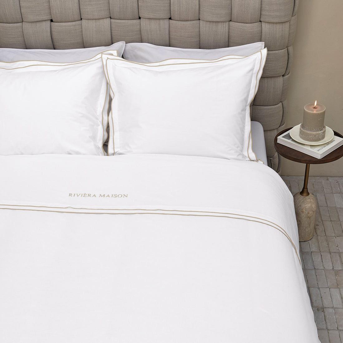 Riviera Maison - RM Salute sand 140x200 220 - Zand