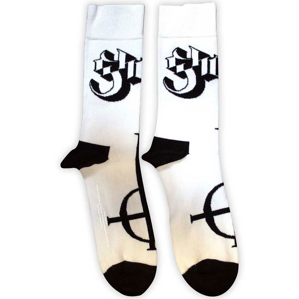 Ghost Symbol Mono Womens Ankle Socks