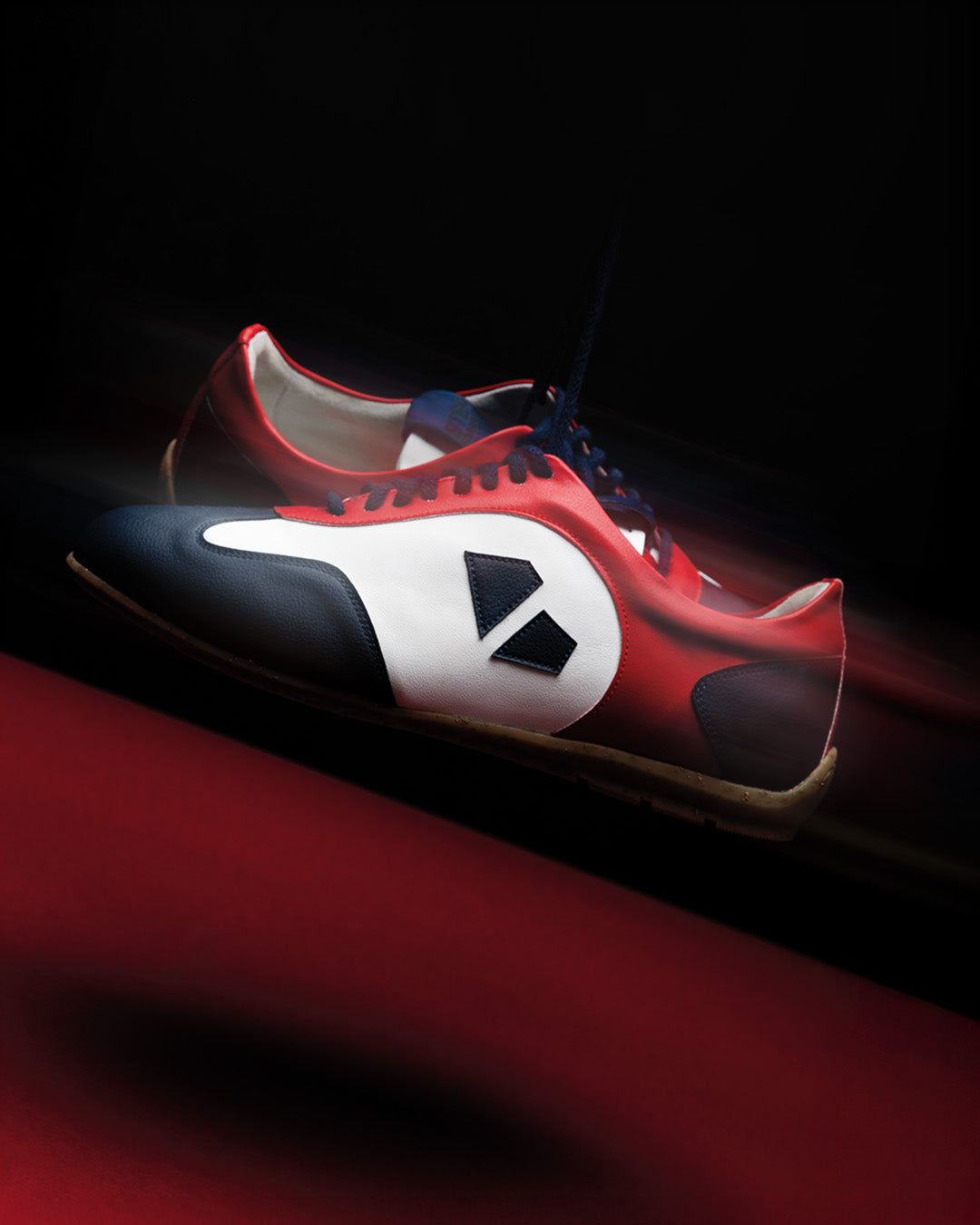 BOHEMA - Racer Sneakers Białe, ze skóry roślinnej, polska rodzinna marka