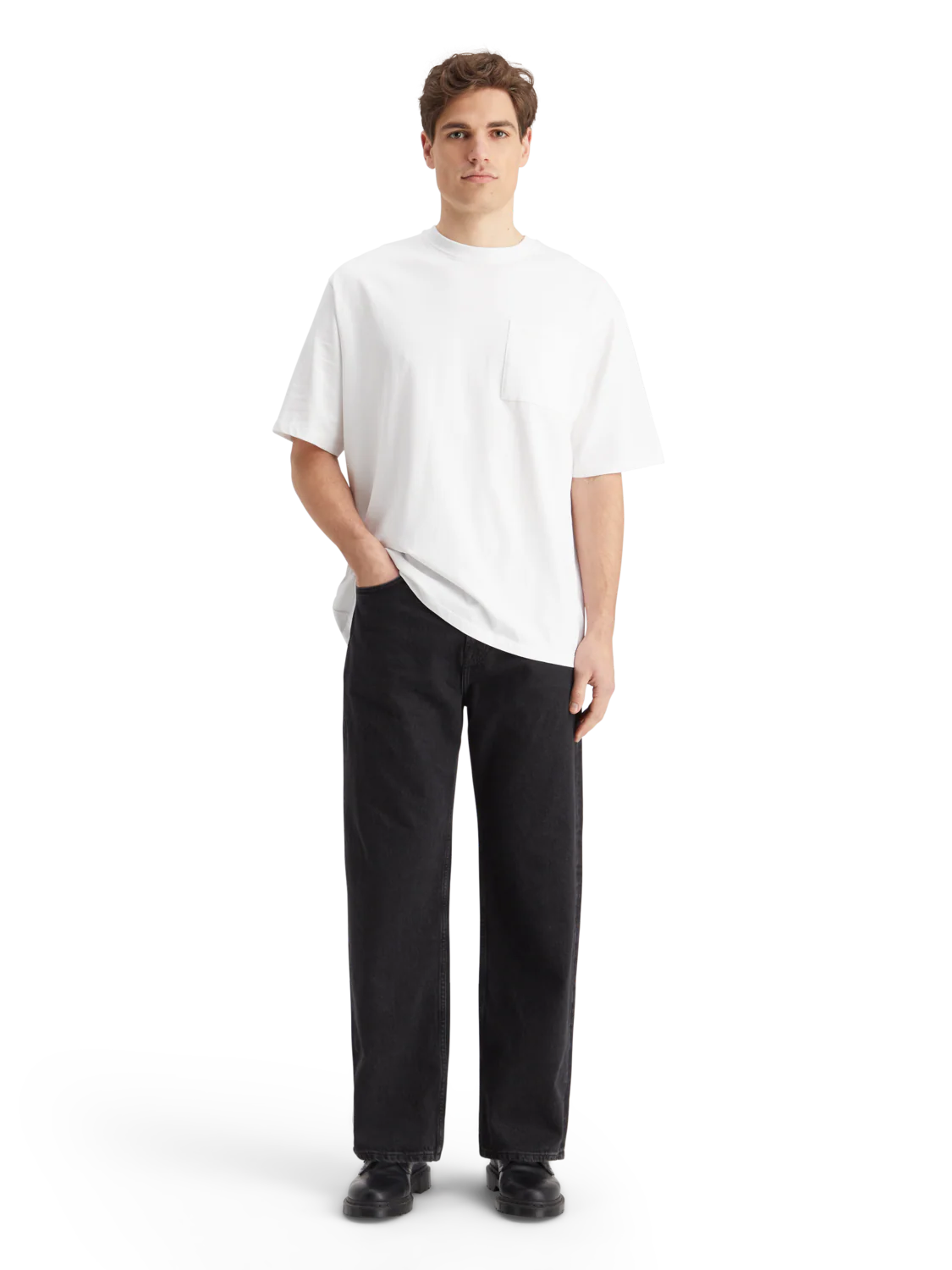 Essentials — The Pitch Loose Fit Jeans | Black Buzz