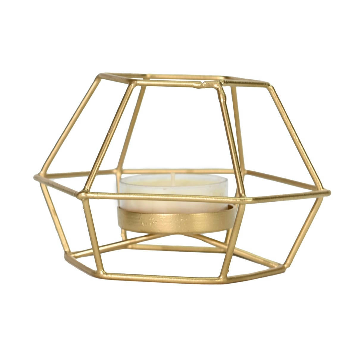 KUNDA GOLD - Photophore en métal 10 cm