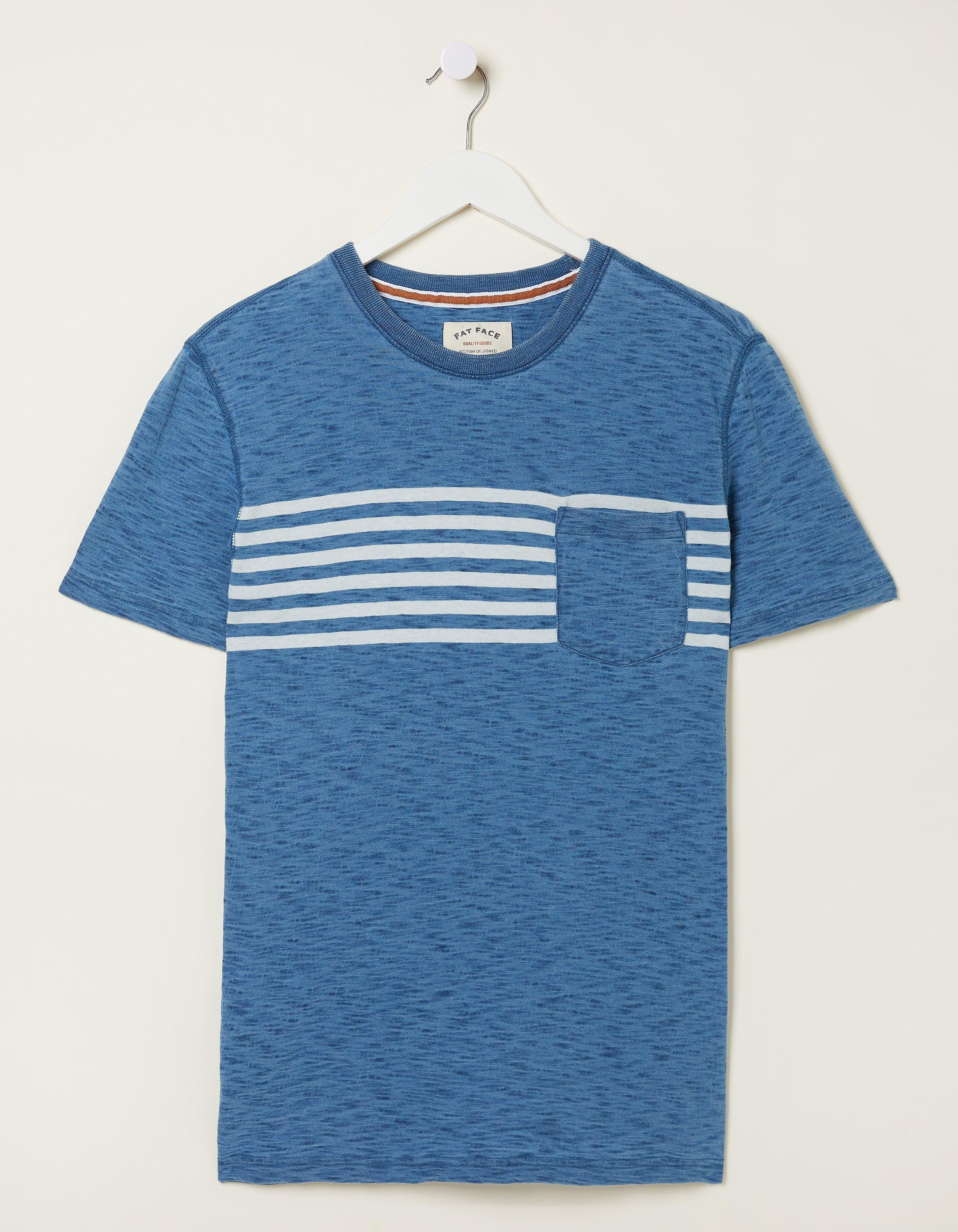 MCS Indigo Stripe T-Shirt