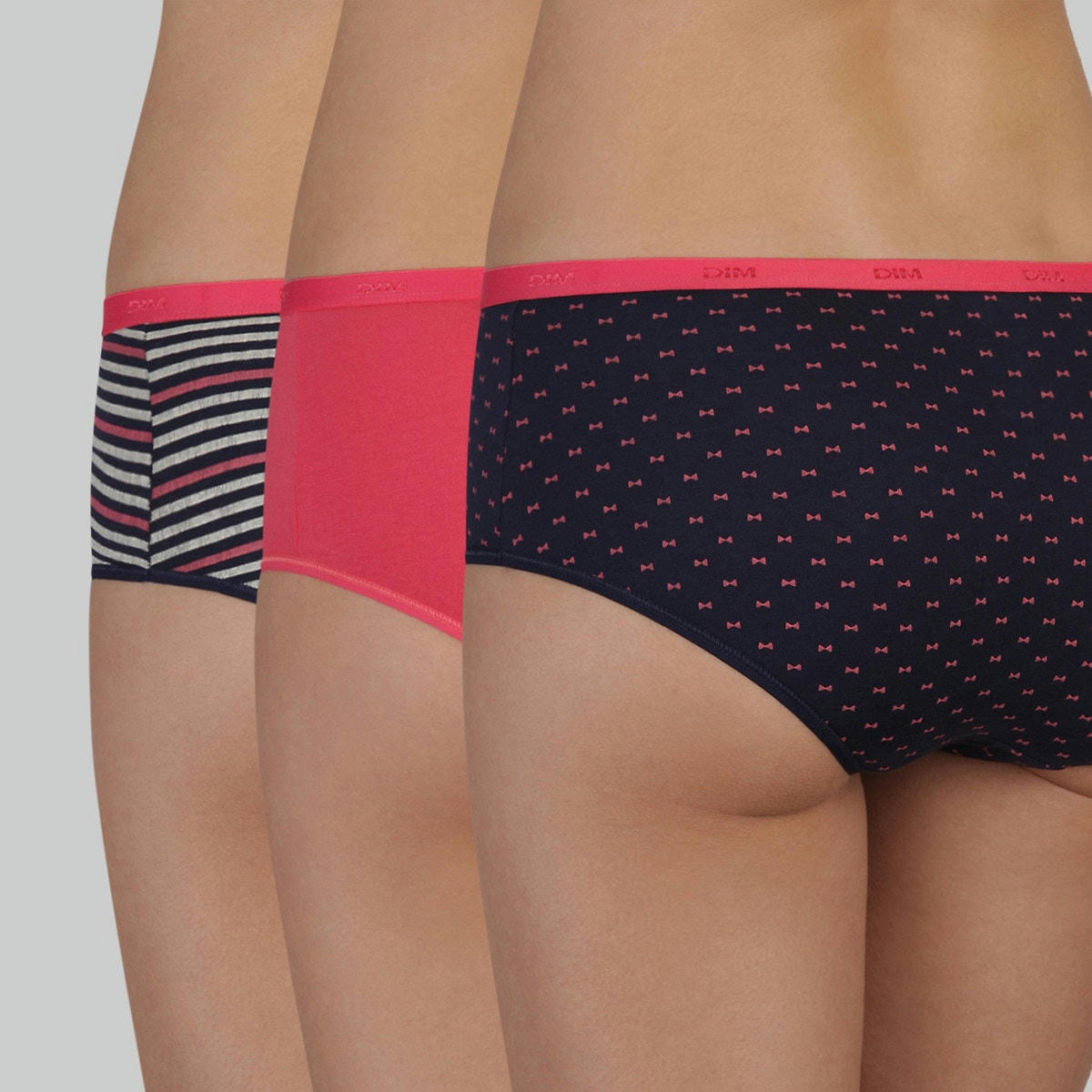Lot de 3 Shorties les pockets coton stretch