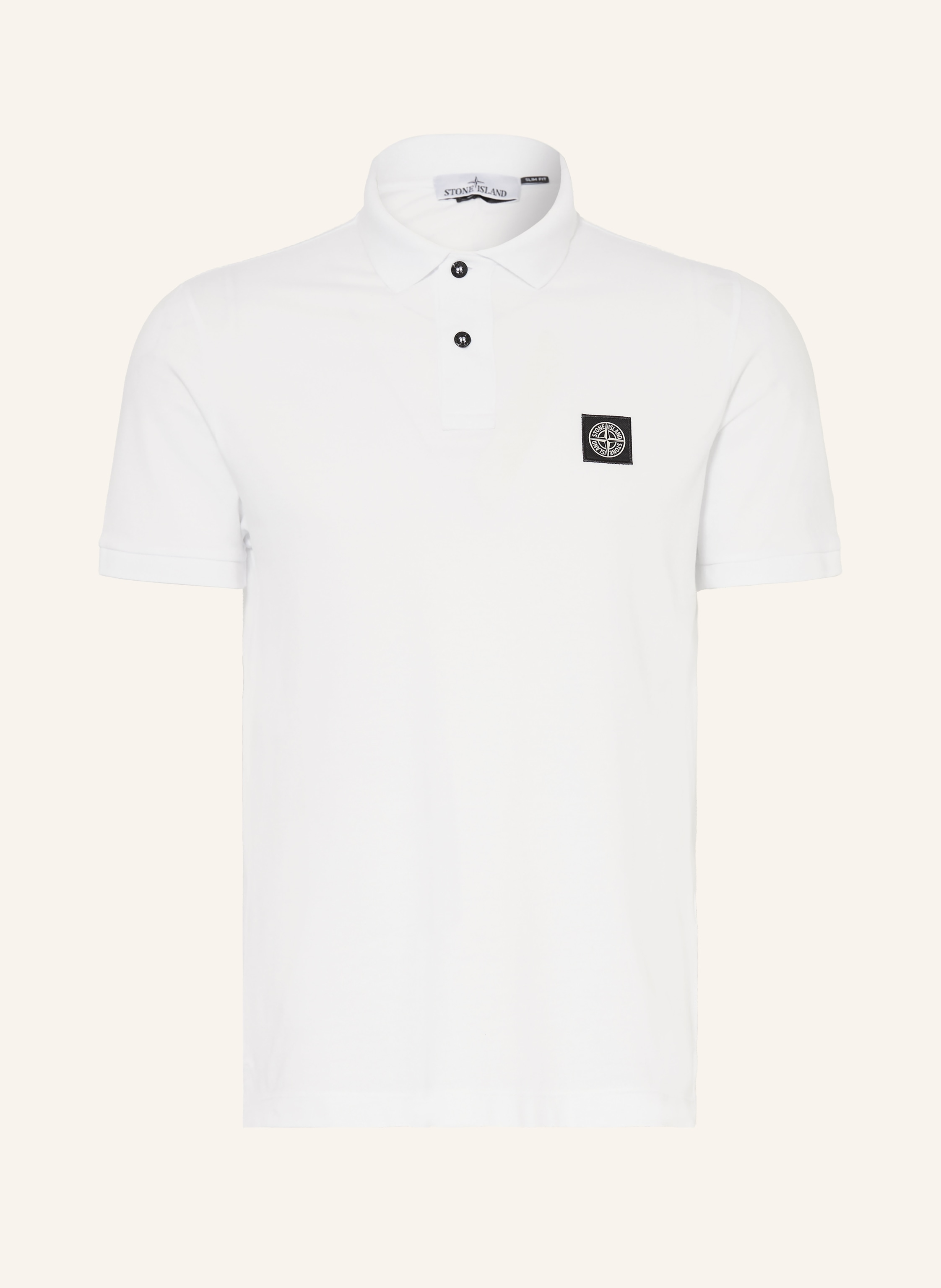 STONE ISLAND Piqué-Poloshirt Slim Fit