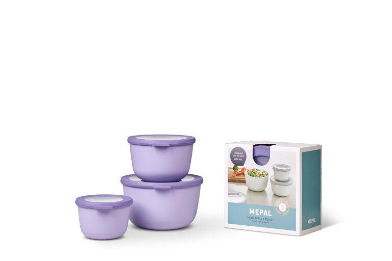 Multikom Cirqula 3-delige set (500 1000 2000) - Vivid lilac