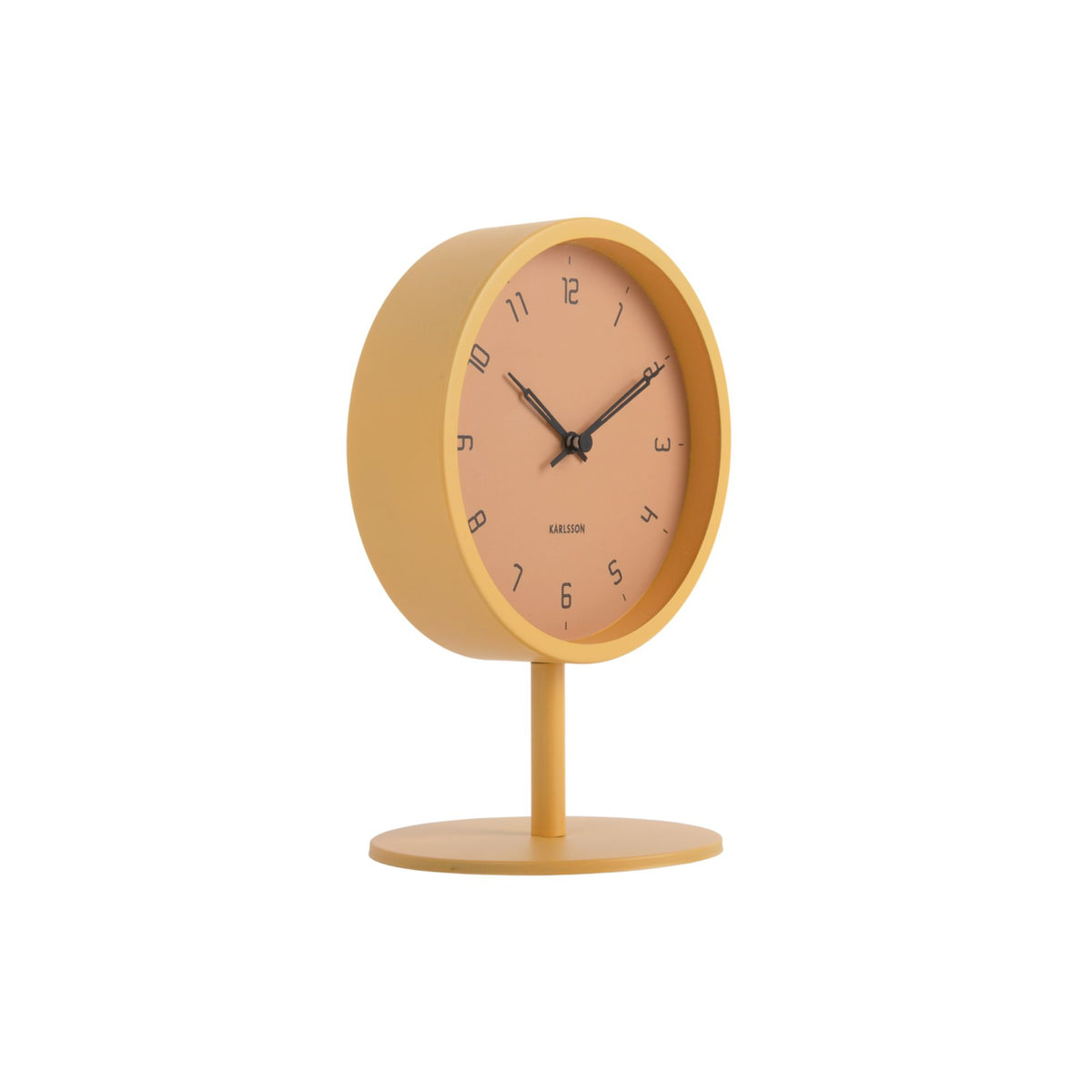 Karlsson tafelklok Stark - geel - Ø15cm