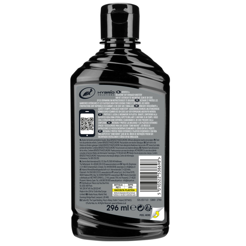 Rénove plastique Hybrid Solutions 0,296 L TURTLE WAX