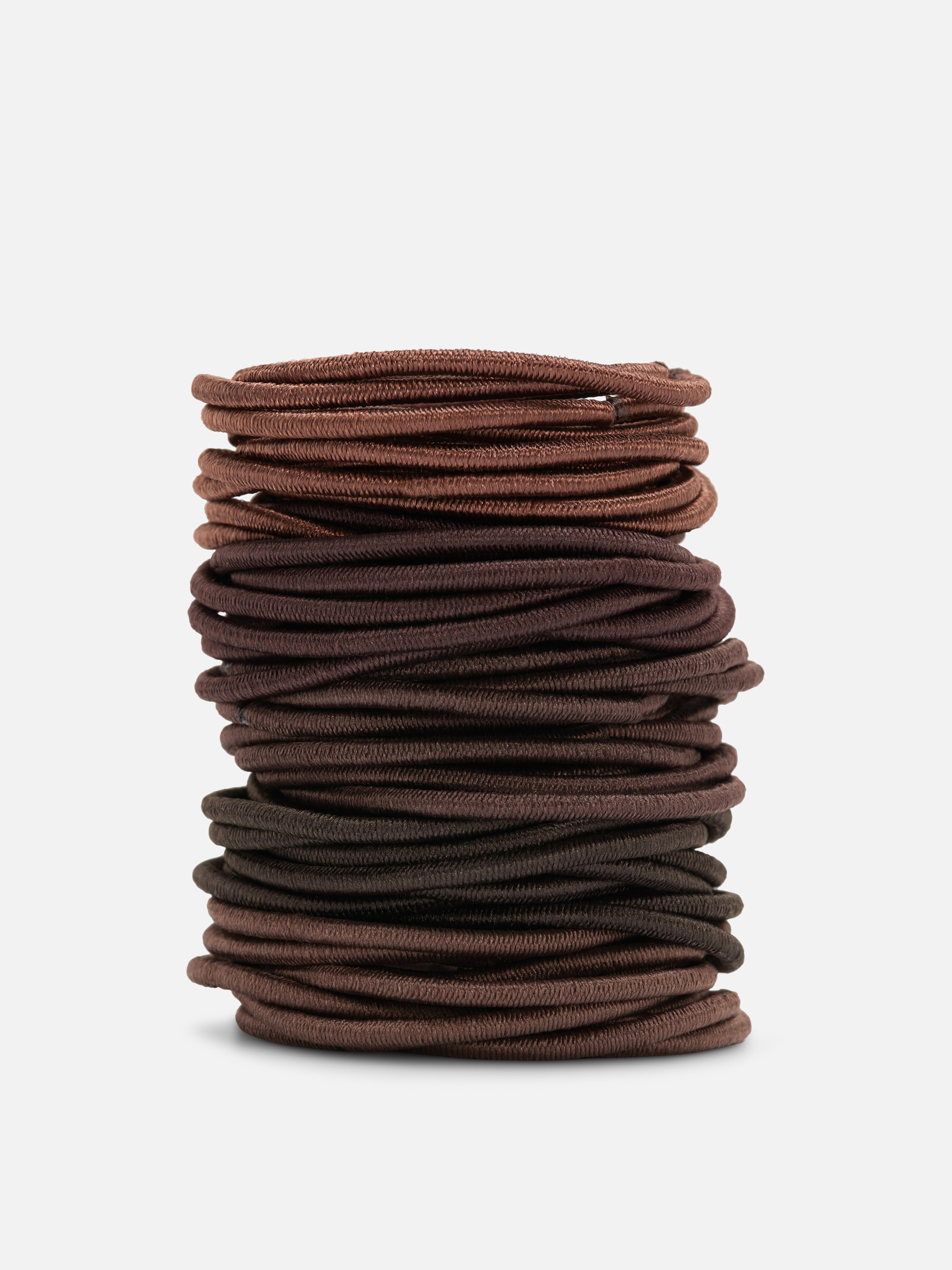 60-Pack Thick Elastic Hair Bands