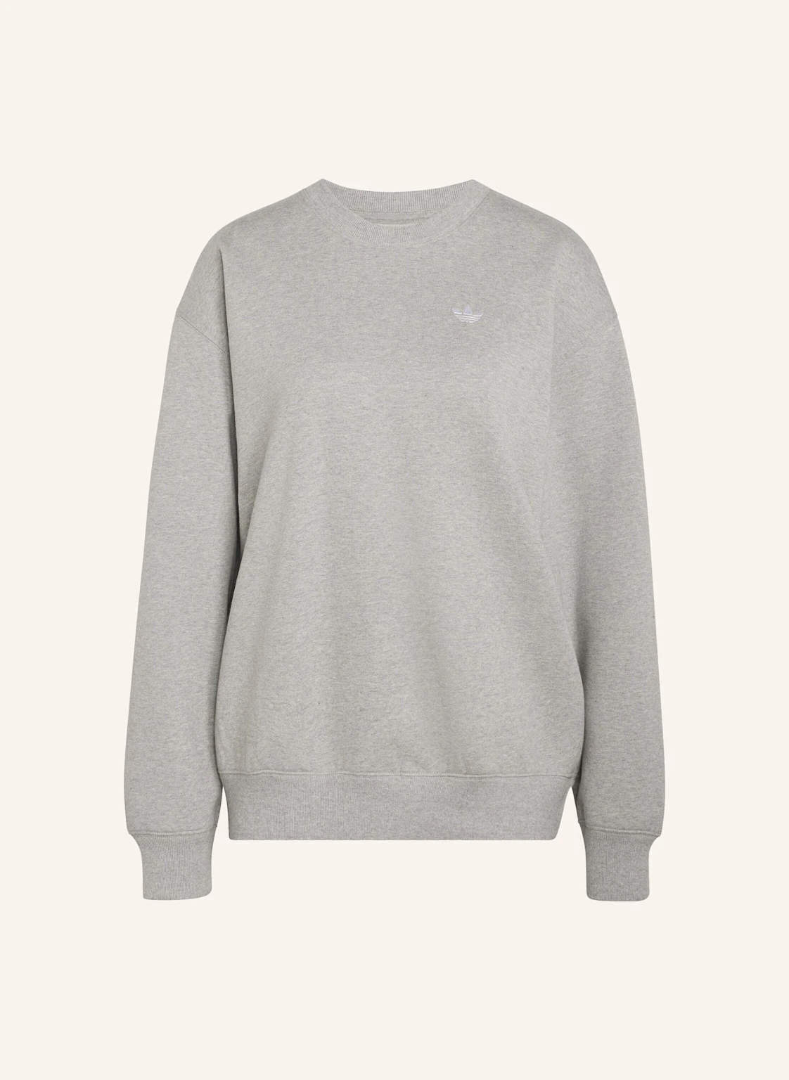 adidas Originals ESSENTIALS CREW LONG FLEECE OS SWEATSHIRT