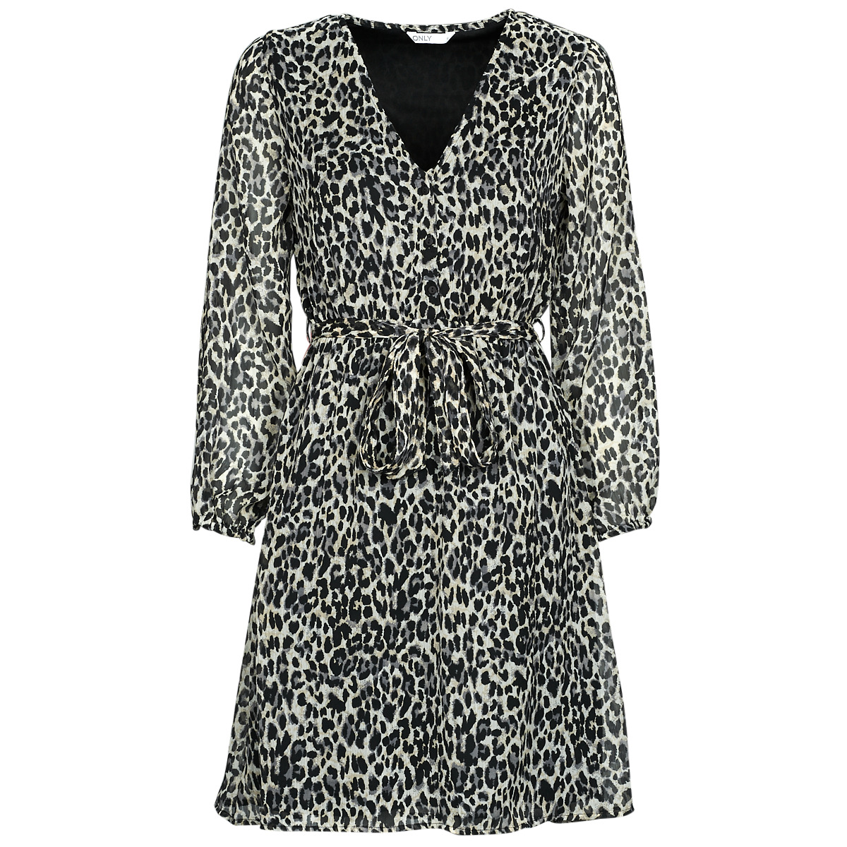 Only - ONLCERA 3/4 SHORT DRESS WVN - Leopard