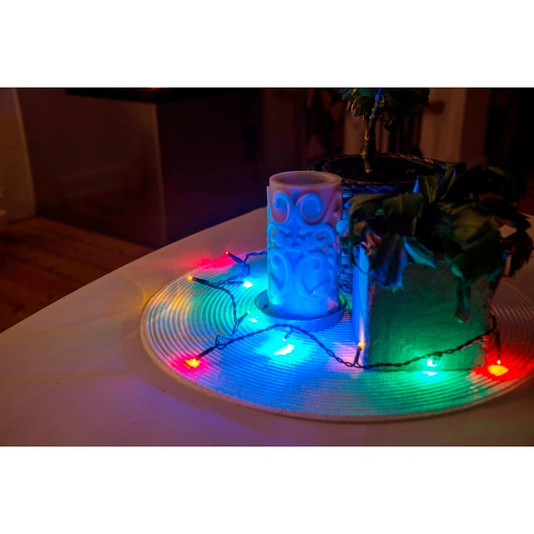 Micro LED Lichterkette, Netzbetrieb, Kunststoff