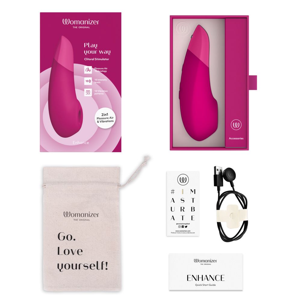 Enhance - 2-in-1-Klitoralstimulator mit Pleasure Air & Vibrationen