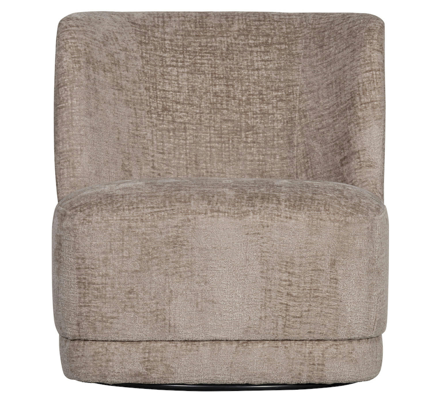 ATTY - Fauteuil pivotant en velours sable